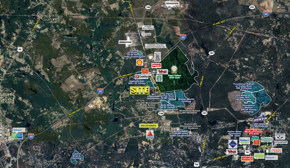 More Photos Of Bettis Academy Rd & Carmine ave, Graniteville Land For Lease