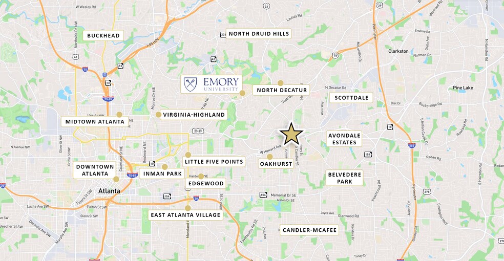 More Photos Of 240 E Trinity Pl, Decatur Freestanding For Lease