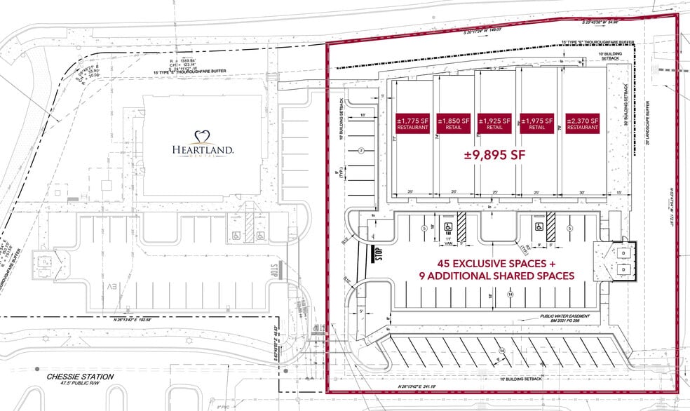 More Photos Of 610 Chessie Station, Apex General Retail For Lease
