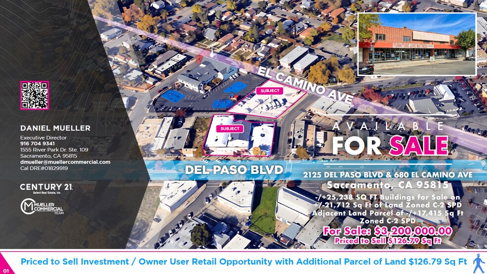 Primary Photo Of 2125 Del Paso Blvd, Sacramento Freestanding For Sale