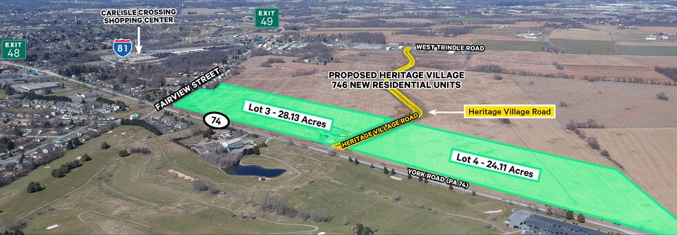 Primary Photo Of York Road @ I-81, Carlisle Land For Sale
