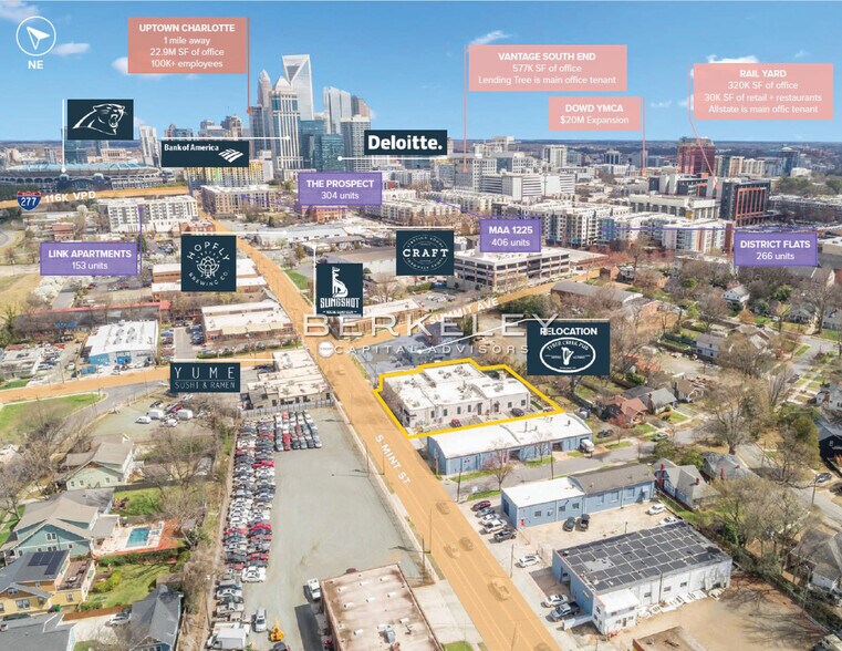 More Photos Of 1513-1521 S Mint St, Charlotte Storefront Retail Office For Sale