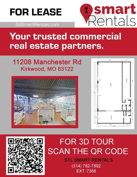 More Photos Of 11208-11220 Manchester Rd, Kirkwood Unknown For Lease