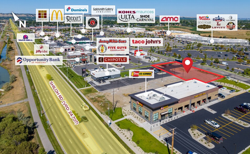 More Photos Of 1312 Shiloh Crossing Blvd, Billings Land For Sale