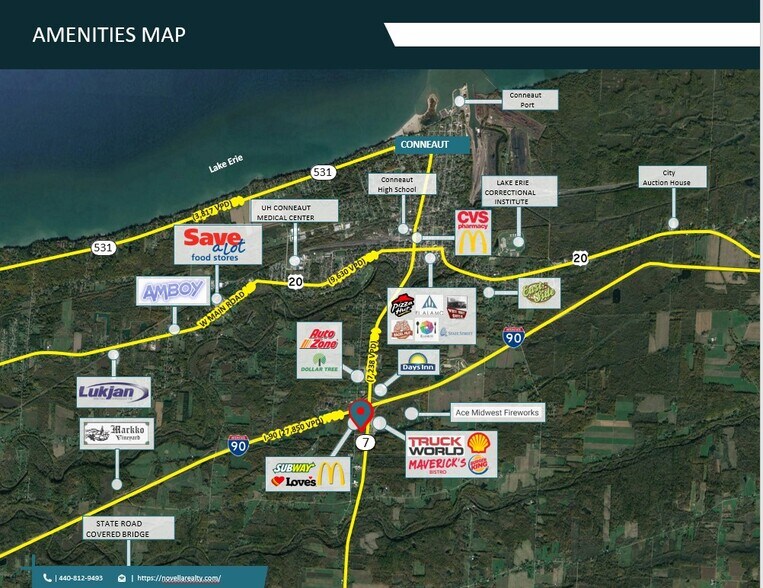 More Photos Of Rte 7 & Underridge Rd, Conneaut Land For Sale