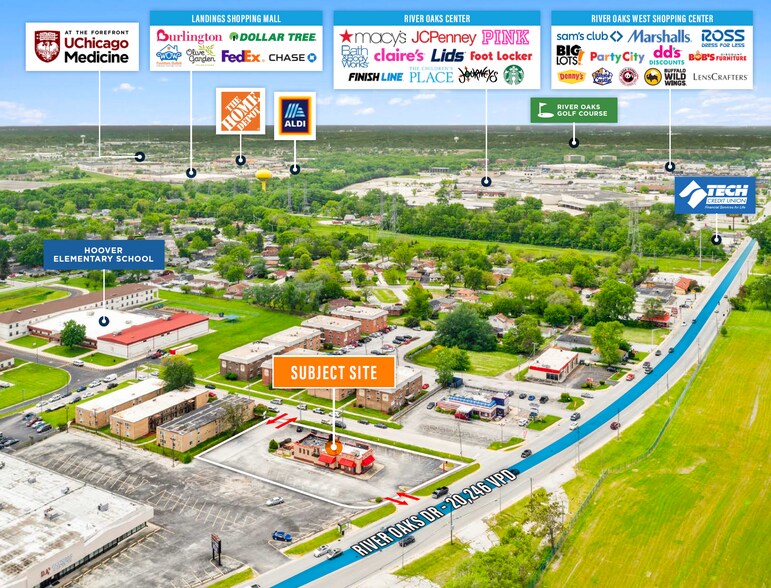 More Photos Of 799 River Oaks Dr, Calumet City Fast Food For Sale