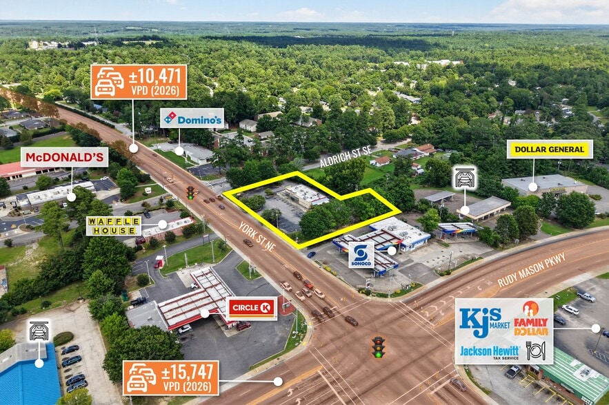 Primary Photo Of 1110 York St NE, Aiken Fast Food For Sale