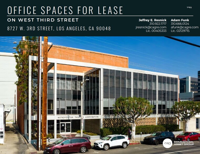 Primary Photo Of 8727 W 3rd St, Los Angeles Office For Lease