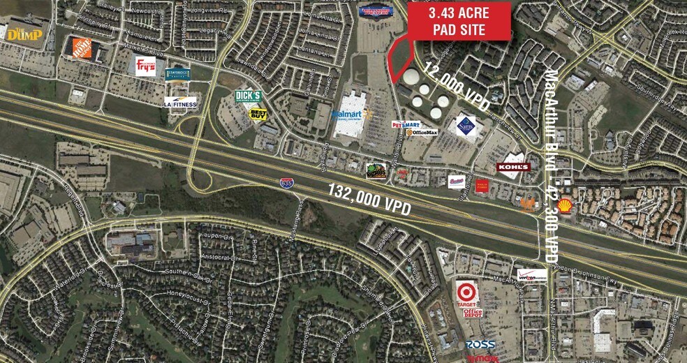 More Photos Of 8000 Walton Blvd, Irving Land For Lease