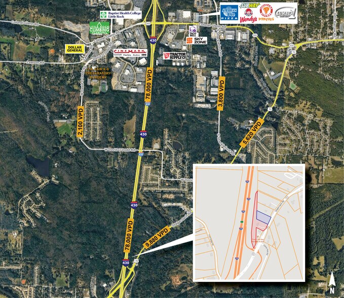 Primary Photo Of 7722 Stagecoach Rd, Little Rock Land For Sale