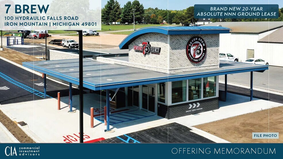 Primary Photo Of 100 Hydraulic Falls Rd, Iron Mountain Fast Food For Sale