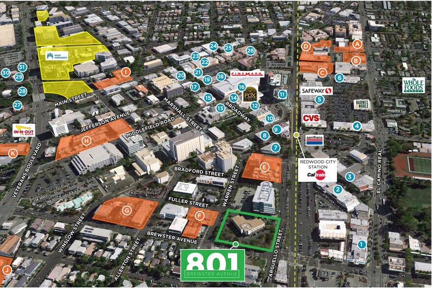 More Photos Of 801 Brewster Ave, Redwood City Medical For Lease