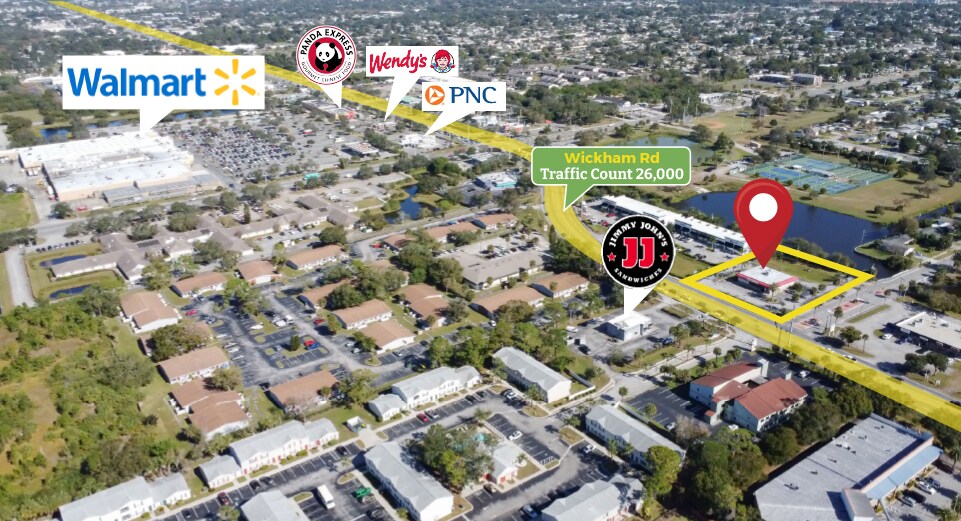 More Photos Of 725 N Wickham Rd, Melbourne Freestanding For Sale