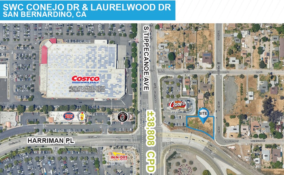 Primary Photo Of SWC Conejo & Laurelwood Dr, San Bernardino Land For Sale
