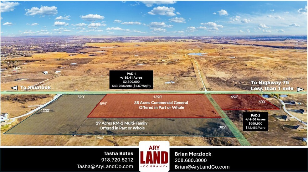 More Photos Of 69 Acres 3200 Highway 20, Skiatook Land For Sale