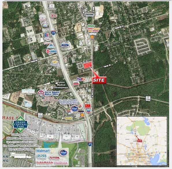 More Photos Of 1206-1214 S Frazier St, Conroe General Retail For Lease