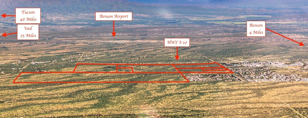 More Photos Of I-10 & Hwy 90 388-453 Acres Multiple Zonings hwy, Benson Land For Sale