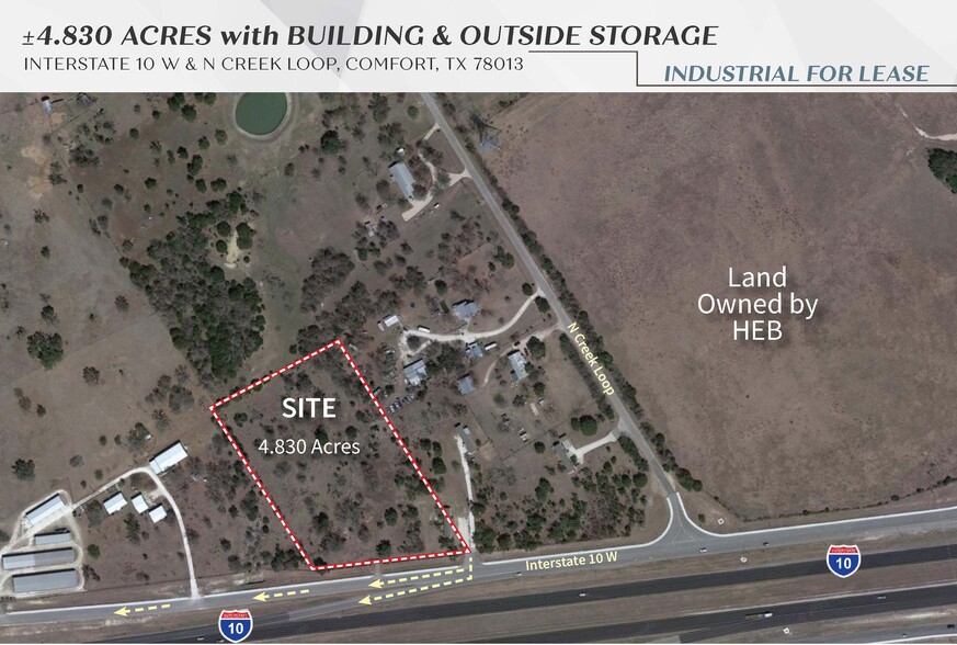 Primary Photo Of Interstate 10 W & N Creek Loop Loop, Comfort Land For Lease