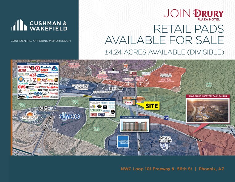 Primary Photo Of NWC 56th Street & 101 Freeway loop, Phoenix Land For Sale