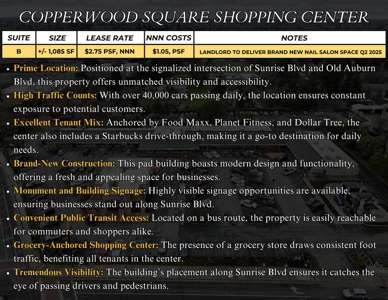 More Photos Of 7056 Sunrise Blvd, Citrus Heights Restaurant For Lease