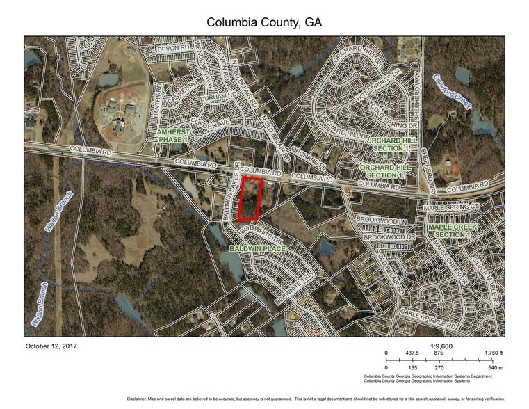 More Photos Of 4830 Columbia Rd, Grovetown Land For Sale