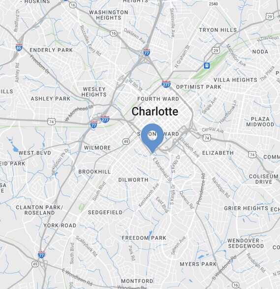 More Photos Of 919 S Mcdowell St, Charlotte Freestanding For Lease