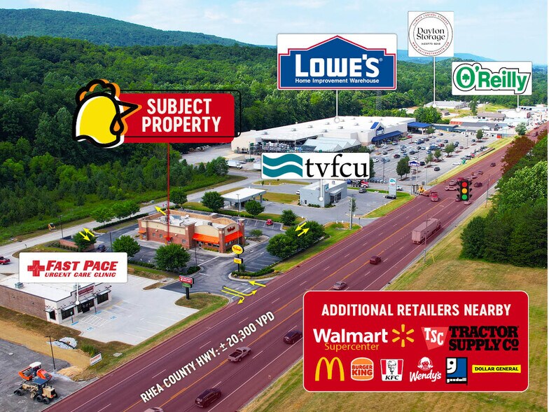 More Photos Of 3435 Rhea County Hwy, Dayton Fast Food For Sale