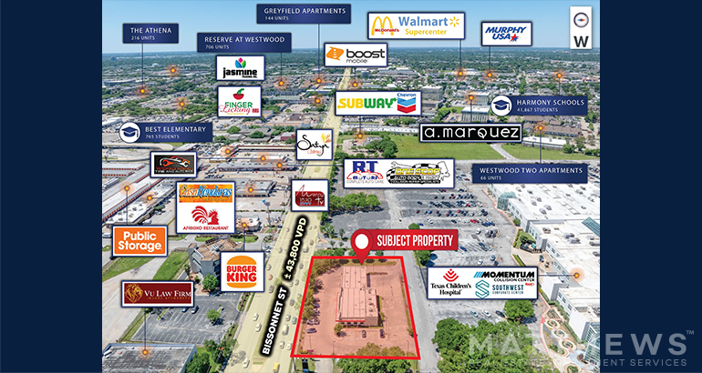 More Photos Of 9710 Bissonnet St, Houston Bank For Sale