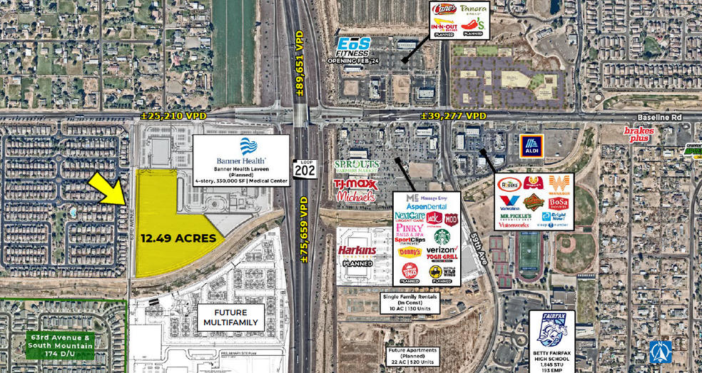 Primary Photo Of Loop 202 @ Baseline Rd, Laveen Land For Sale