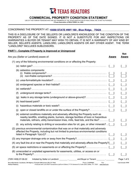 More Photos Of 15550 State Highway 160, Blue Ridge Light Manufacturing For Sale