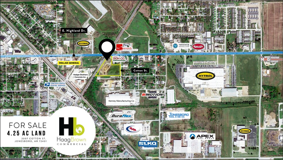 Primary Photo Of 2007 Cotton, Jonesboro Land For Sale