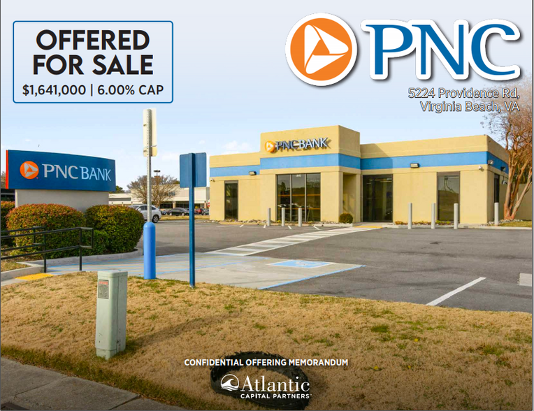 Primary Photo Of 5224 Providence Rd, Virginia Beach Bank For Sale