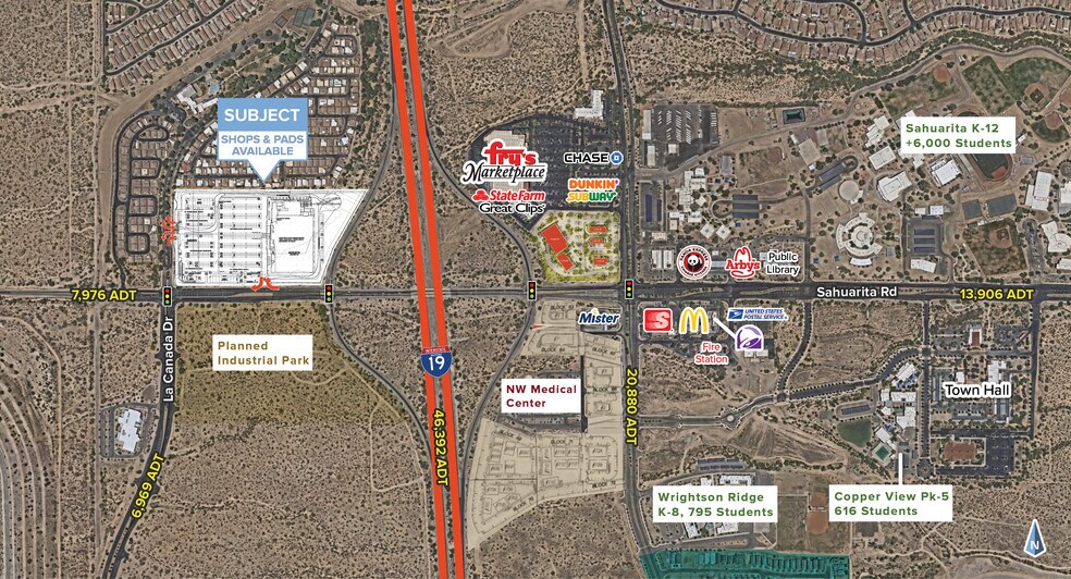 More Photos Of NWC I-19 & Sahuarita Rd, Sahuarita General Retail For Lease