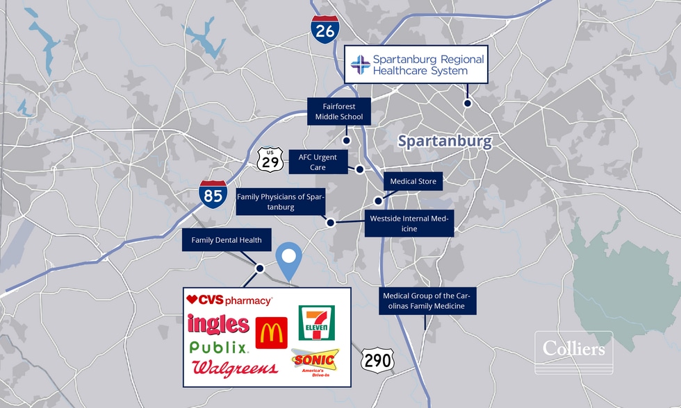 More Photos Of 3610 Moore Duncan Hwy, Moore Medical For Lease