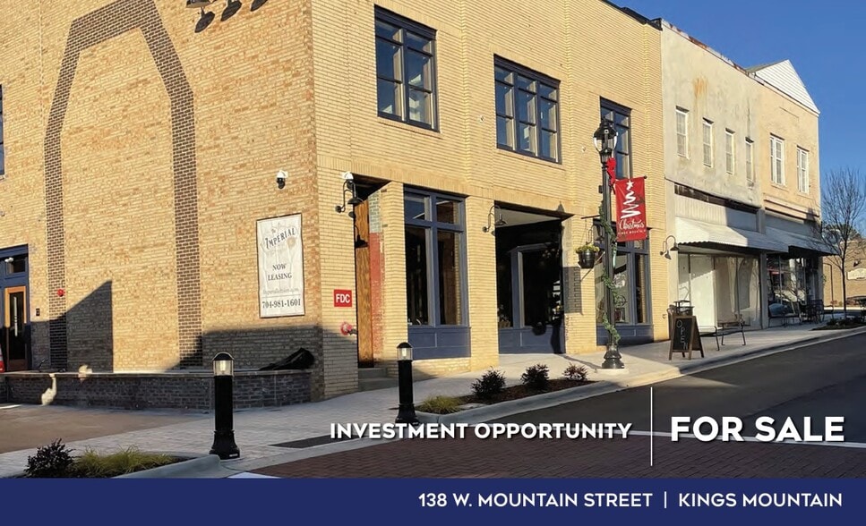 Primary Photo Of 138 W Mountain St, Kings Mountain Storefront Retail Residential For Sale