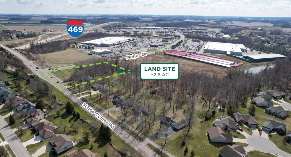 Primary Photo Of 9832 Saint Joe Center Rd, Fort Wayne Land For Sale