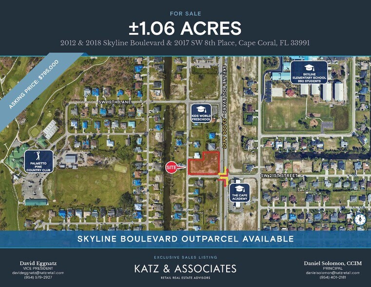 Primary Photo Of 2012 Skyline Blvd, Cape Coral Land For Sale