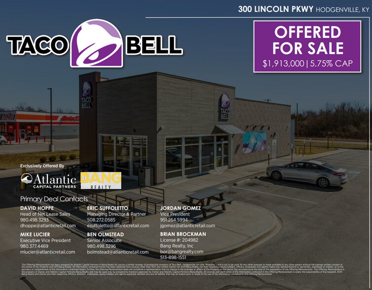 More Photos Of 300 Lincoln Dr, Hodgenville Fast Food For Sale