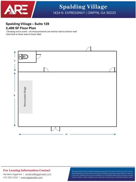 More Photos Of 100 Spalding Square, Griffin Unknown For Lease