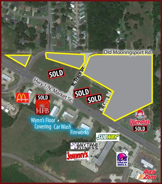 More Photos Of Hwy 1 @ Old Mooringsport, Shreveport Land For Sale