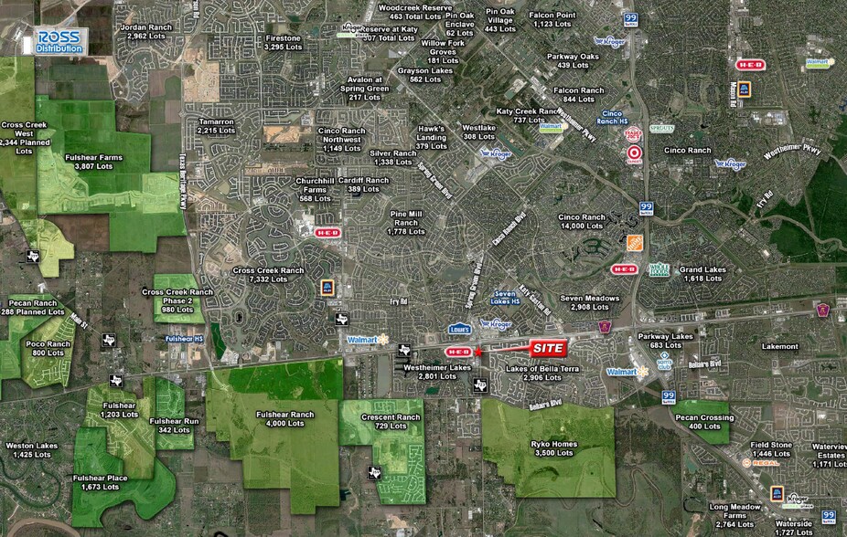 More Photos Of SWQ of FM 1093 & Spring Green Blvd, Richmond Land For Lease