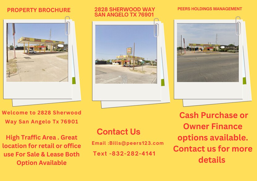 More Photos Of 2828 Sherwood Way, San Angelo Storefront Retail Office For Sale