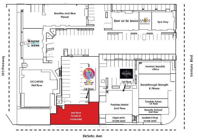 More Photos Of 20833-20861 Ventura Blvd, Woodland Hills Storefront Retail Office For Lease