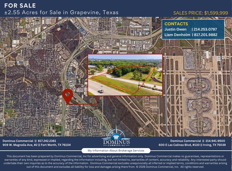 More Photos Of 3601 William D. Tate Blvd, Grapevine Land For Sale