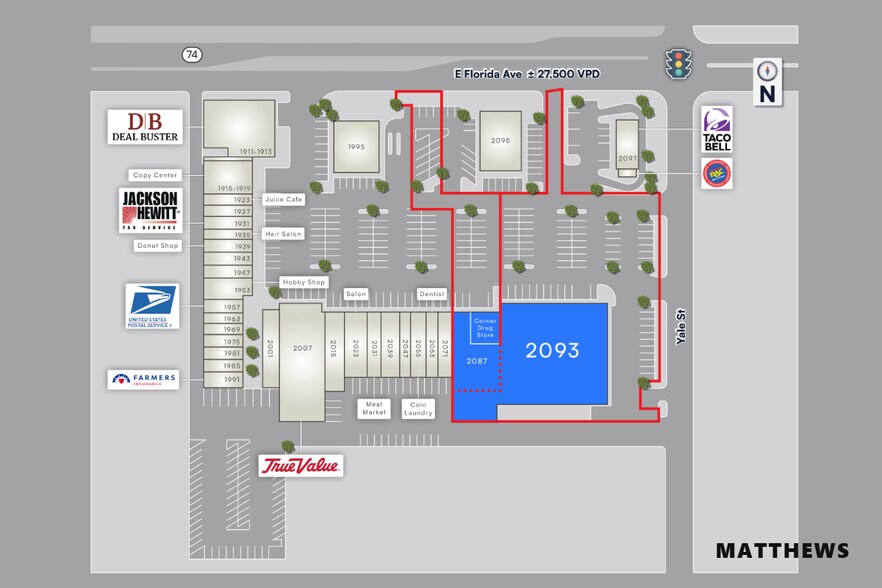 More Photos Of 2087-2093 E Florida ave, Hemet General Retail For Sale