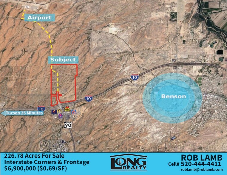 More Photos Of NWC I-10 / Highway 90, Benson Land For Sale