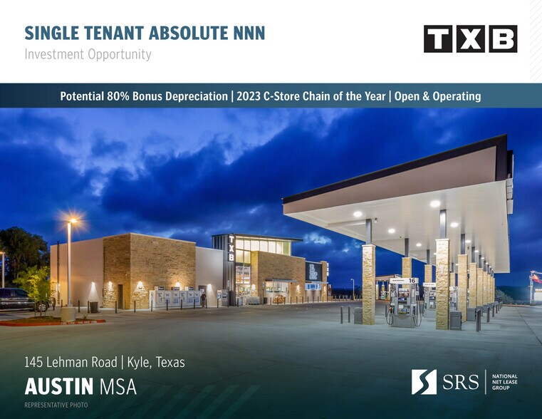 Primary Photo Of 145 Lehman Rd, Kyle Convenience Store For Sale