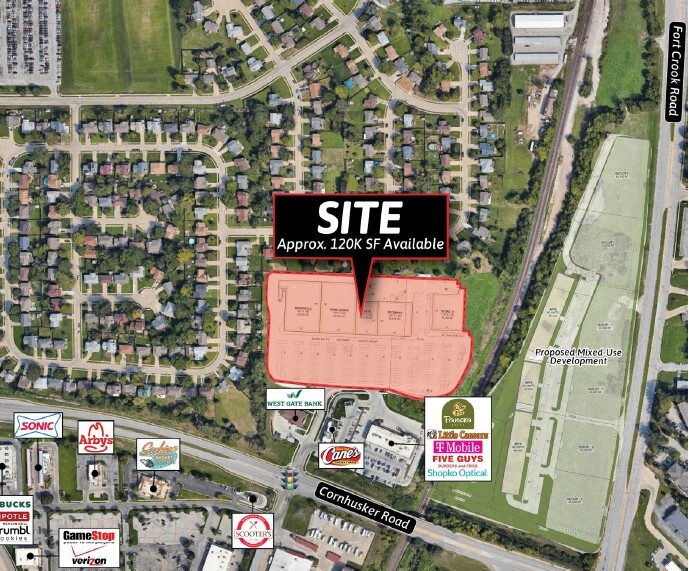 Primary Photo Of Cornhusker Rd @ Fort Crook, Bellevue General Retail For Lease