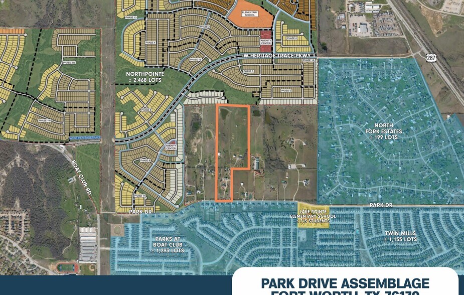 Primary Photo Of 9500, 9508, 9514 Park Drive, Fort Worth Land For Sale