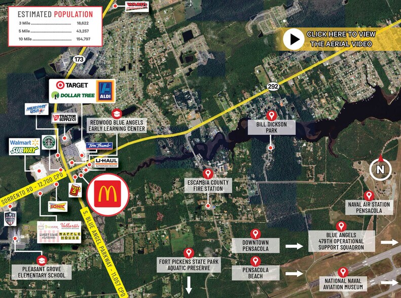 More Photos Of 10291 Sorrento Rd, Pensacola Fast Food For Sale